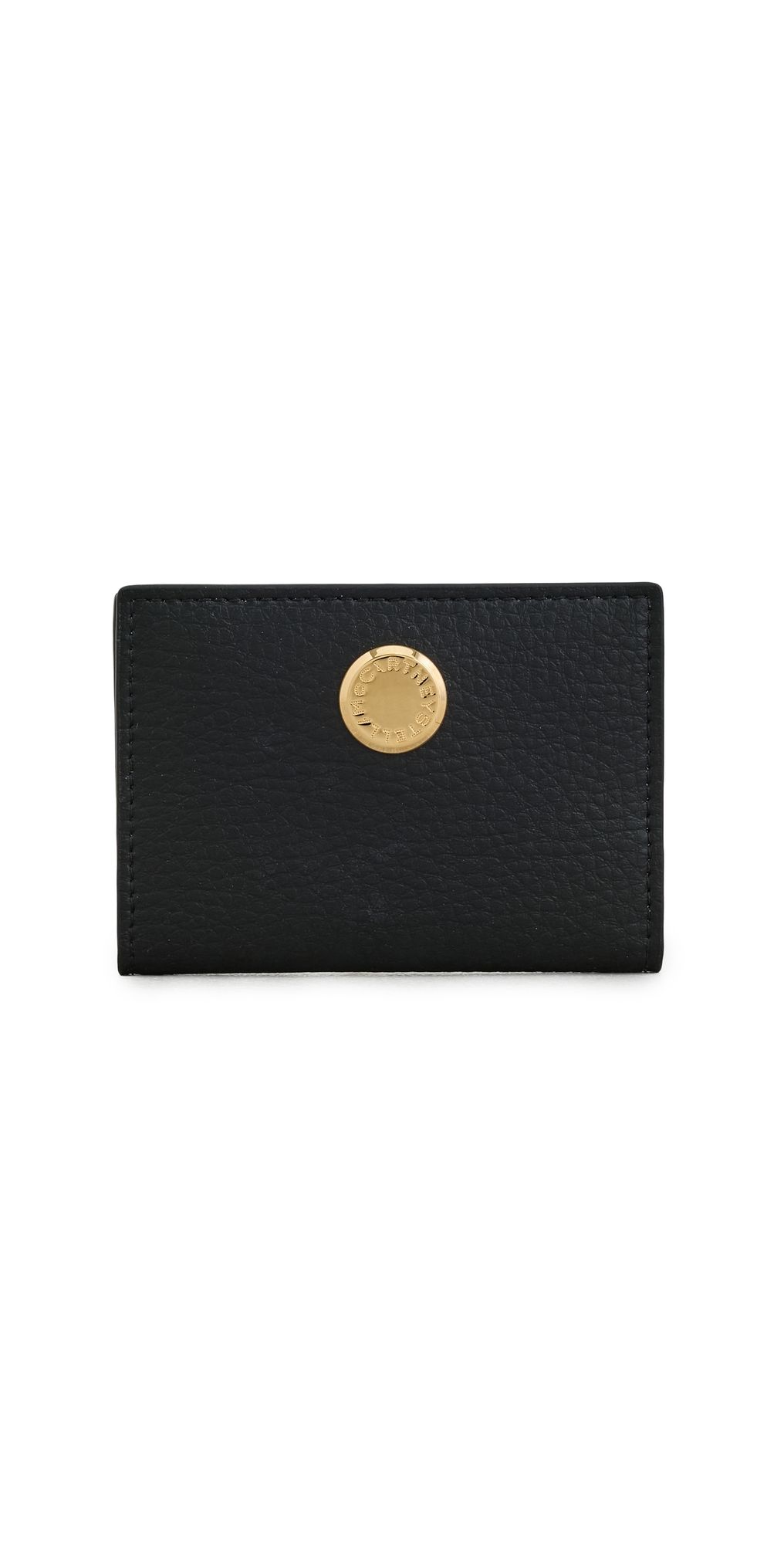 Stella McCartney Logo Card Holder Black One Size