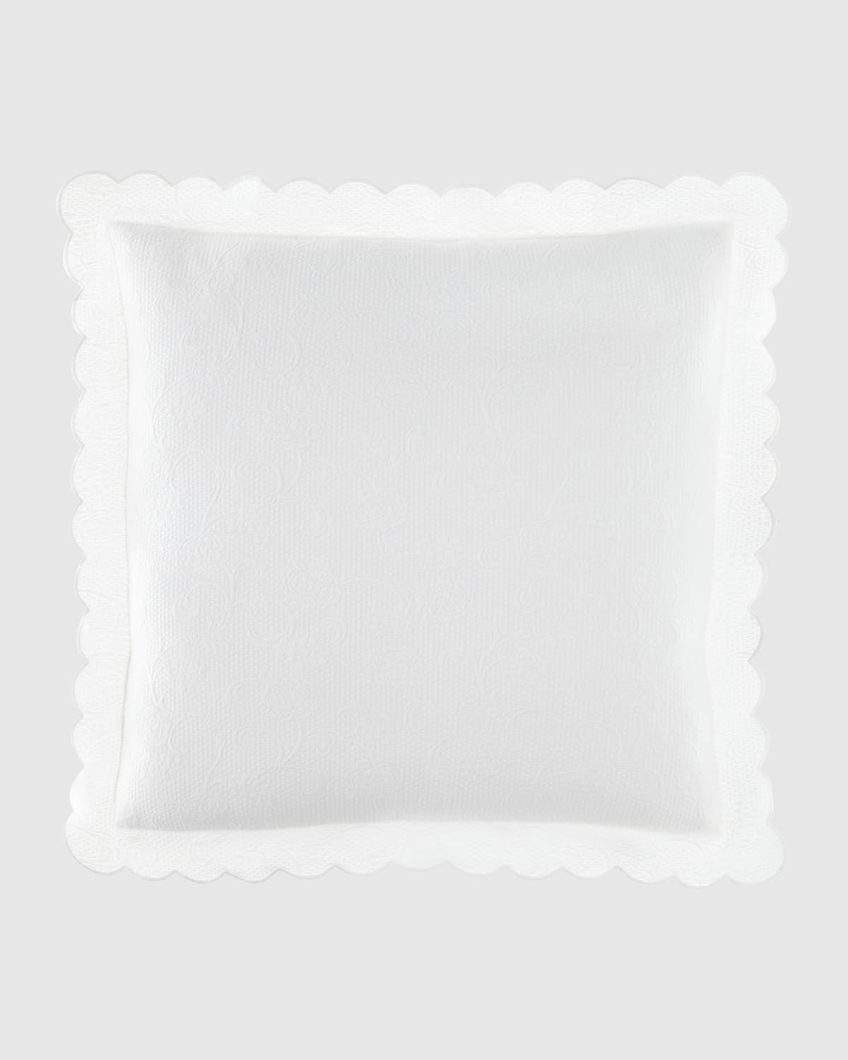 Alice European Floral Matelasse Sham