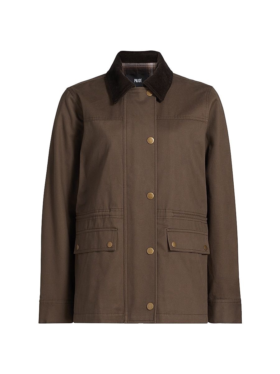 Women's Horizon Cotton Jacket - Brown - Size Large