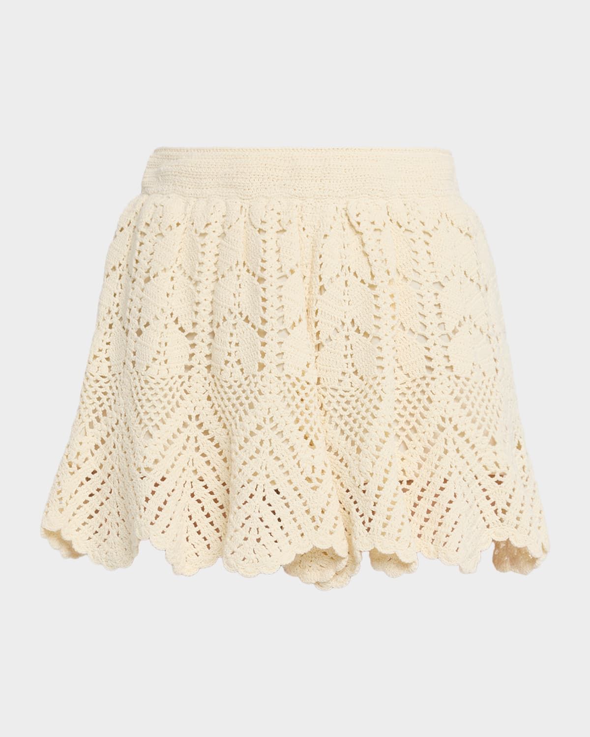 Awaken Lace Crochet Shorts