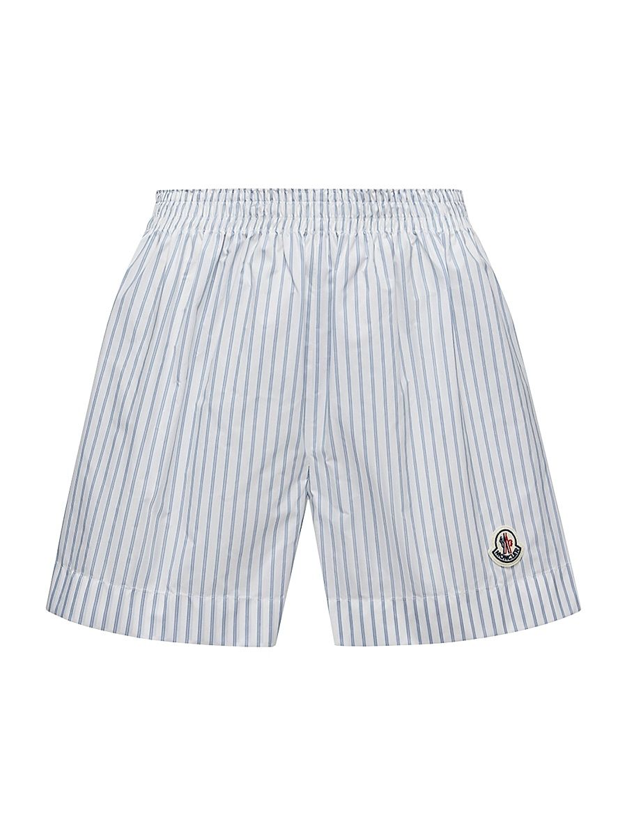 Women's Shorts in Nylon - White Light Blue - Size Large