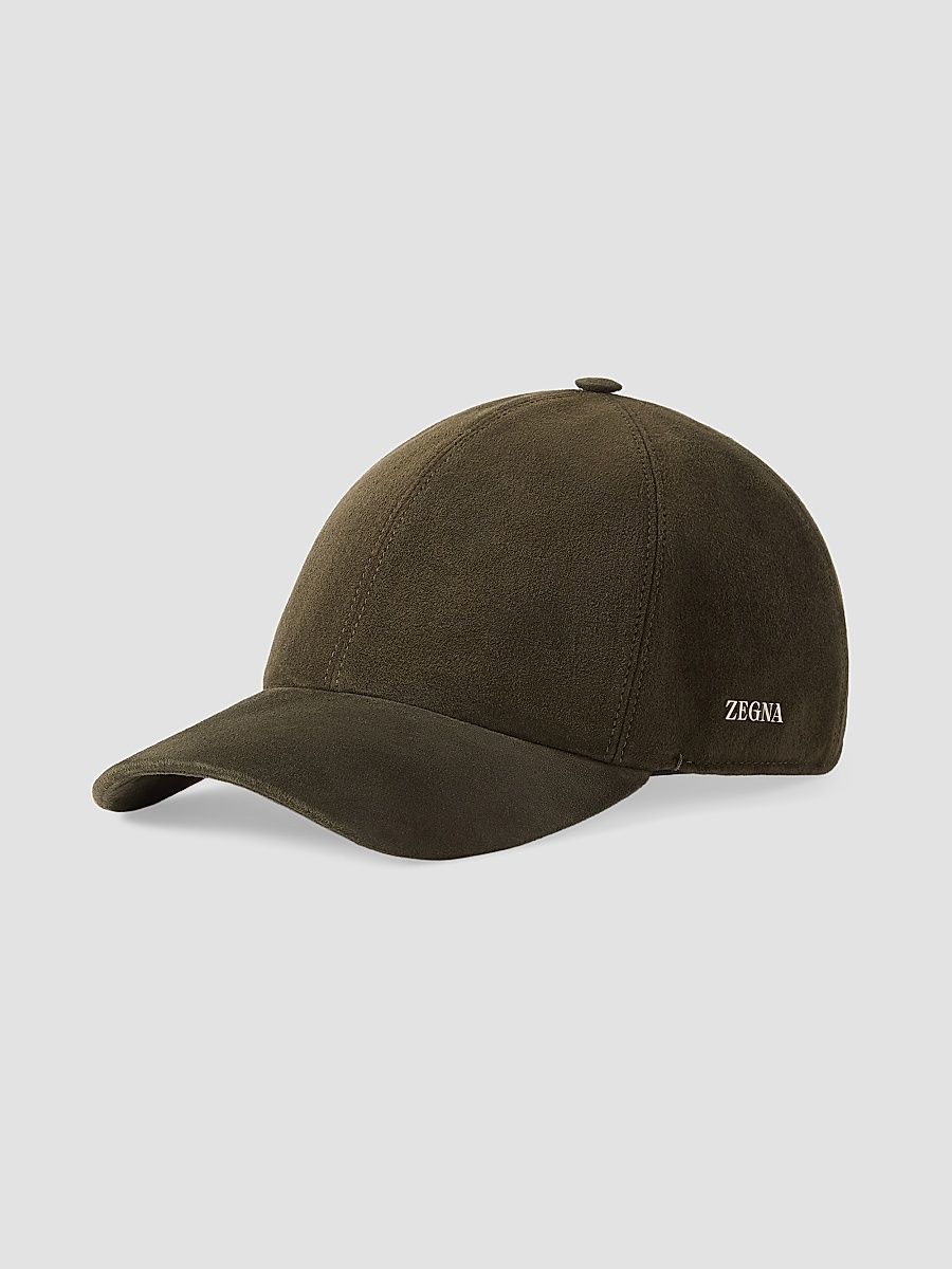 ZEGNA Men's Secondskin Baseball Cap - Green - Size XL