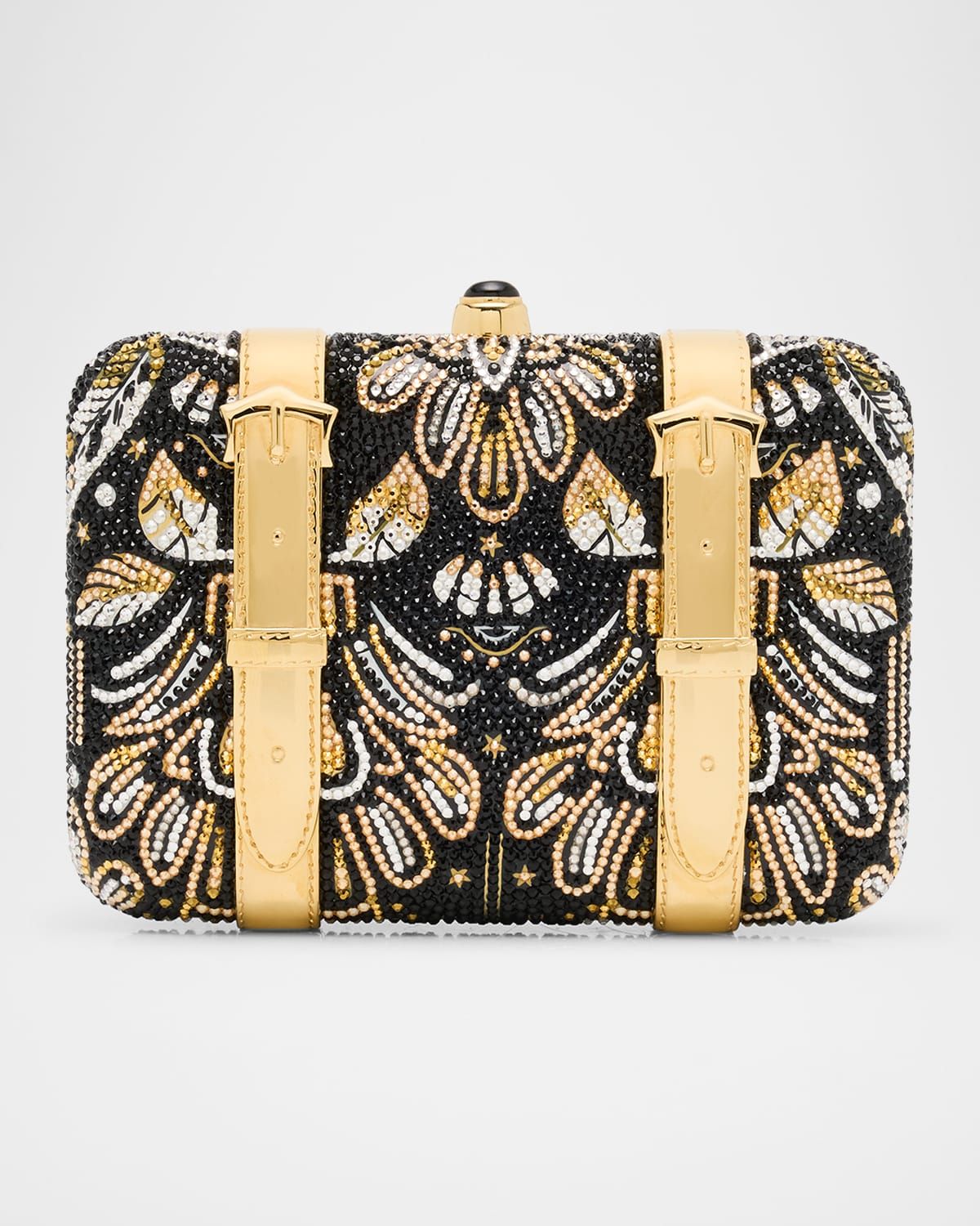 Valise Voyage Crystal Clutch Bag