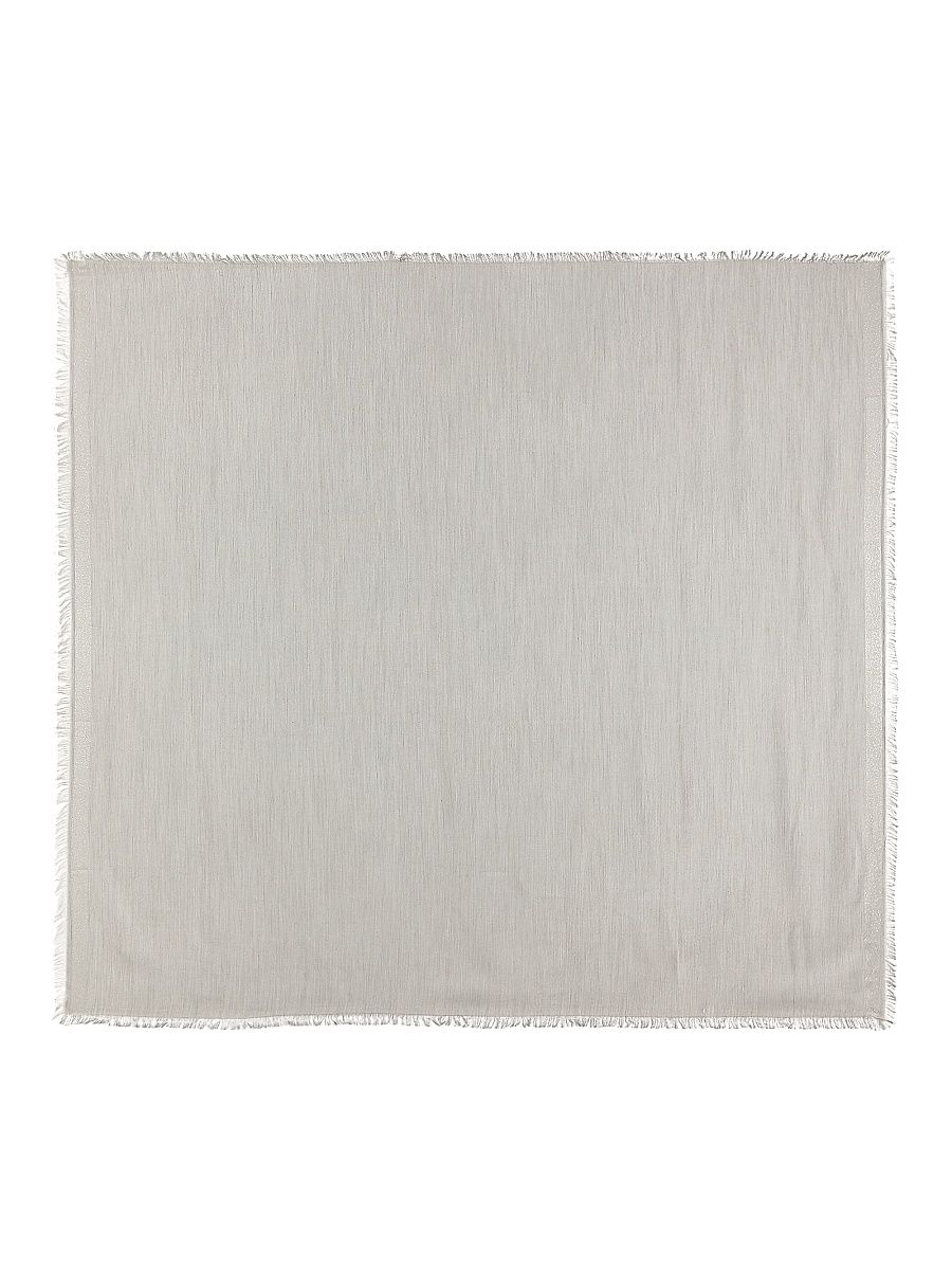 Women's Hally Cashmere-Silk Shawl - Silver Lurex