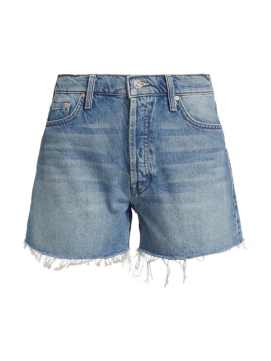 Women's The Skipper Fray Denim Shorts - Leap At The Chance - Size 26