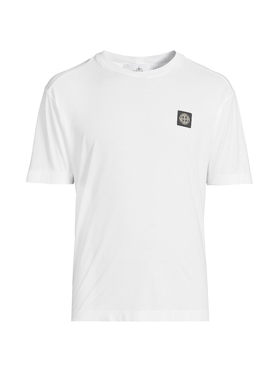 Men's Cotton Crewneck T-Shirt - White - Size XXL