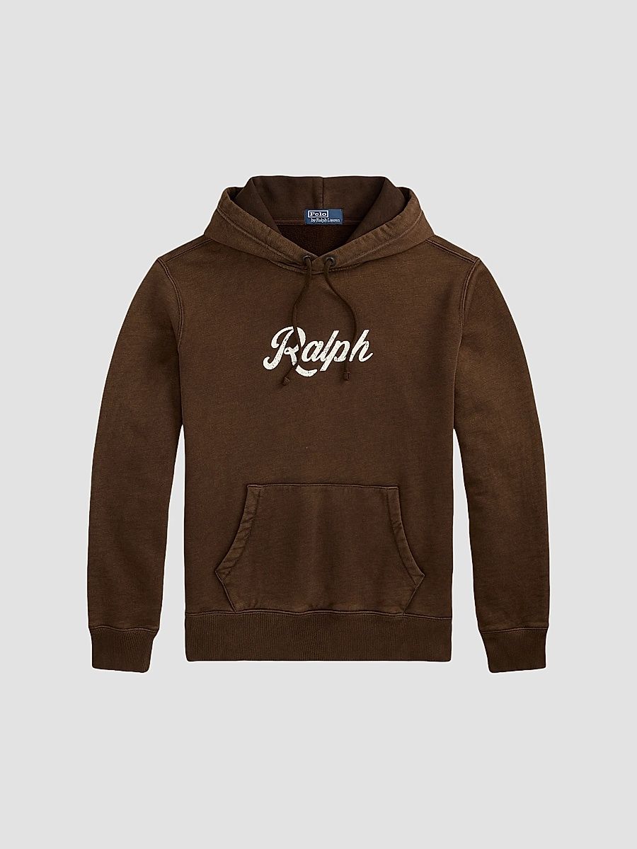 Polo Ralph Lauren Men's Logo Fleece Hoodie - Copper Brown - Size XXL
