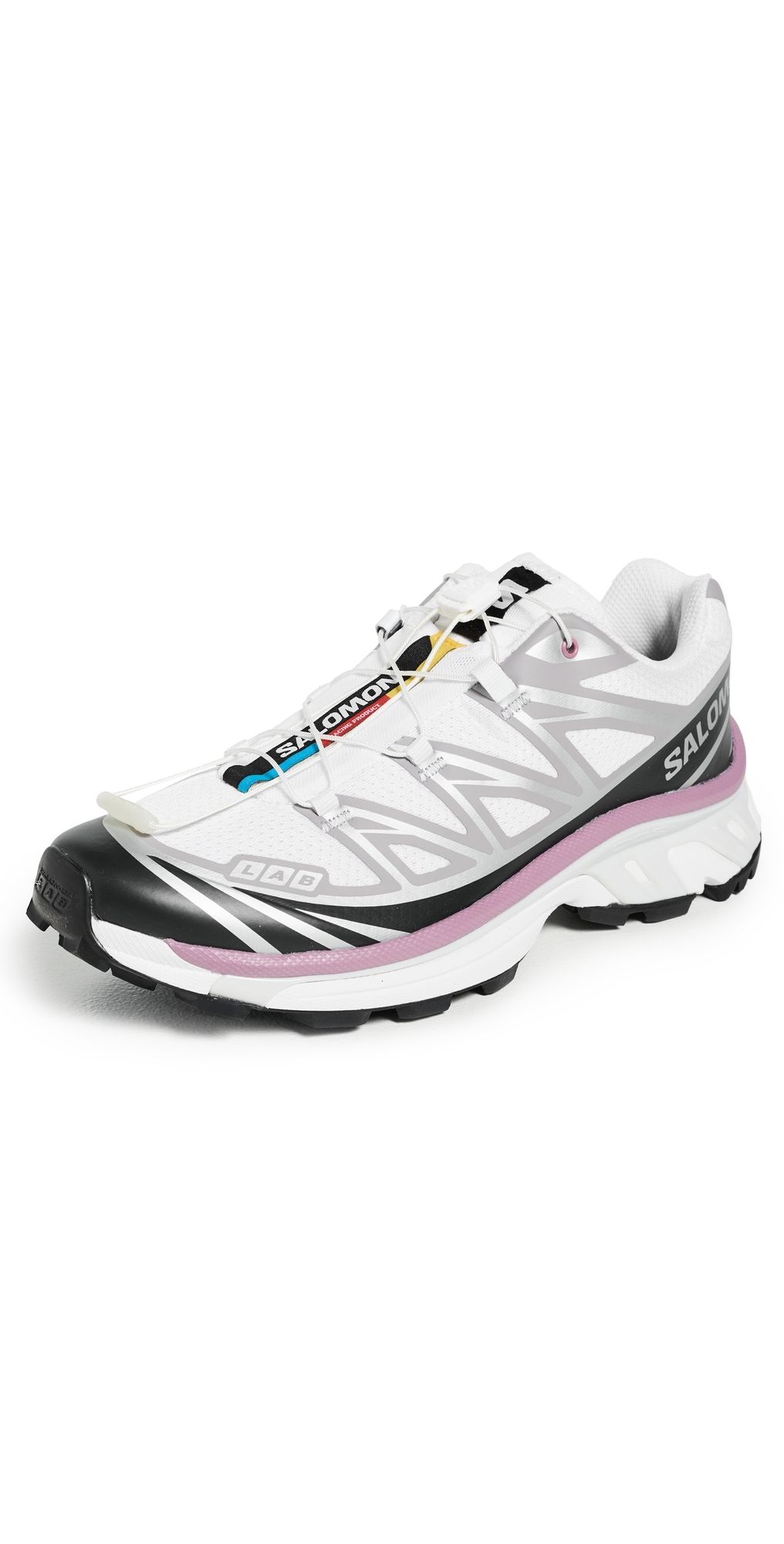 Salomon XT-6 Sneakers White/Black/Dusky Orchid M 8/ W 9