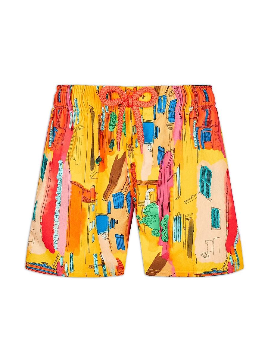 Little Boy's & Boy's Sunny Swim Trunks - Soleil - Size 8