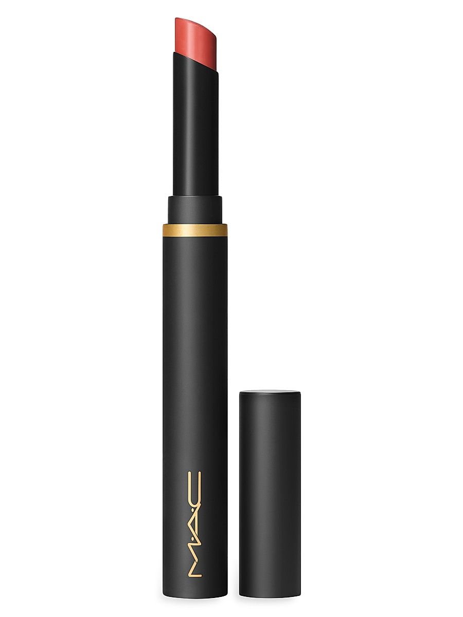 MAC Women's Powder Kiss Velvet Blur Slim Lipstick - Nice Spice