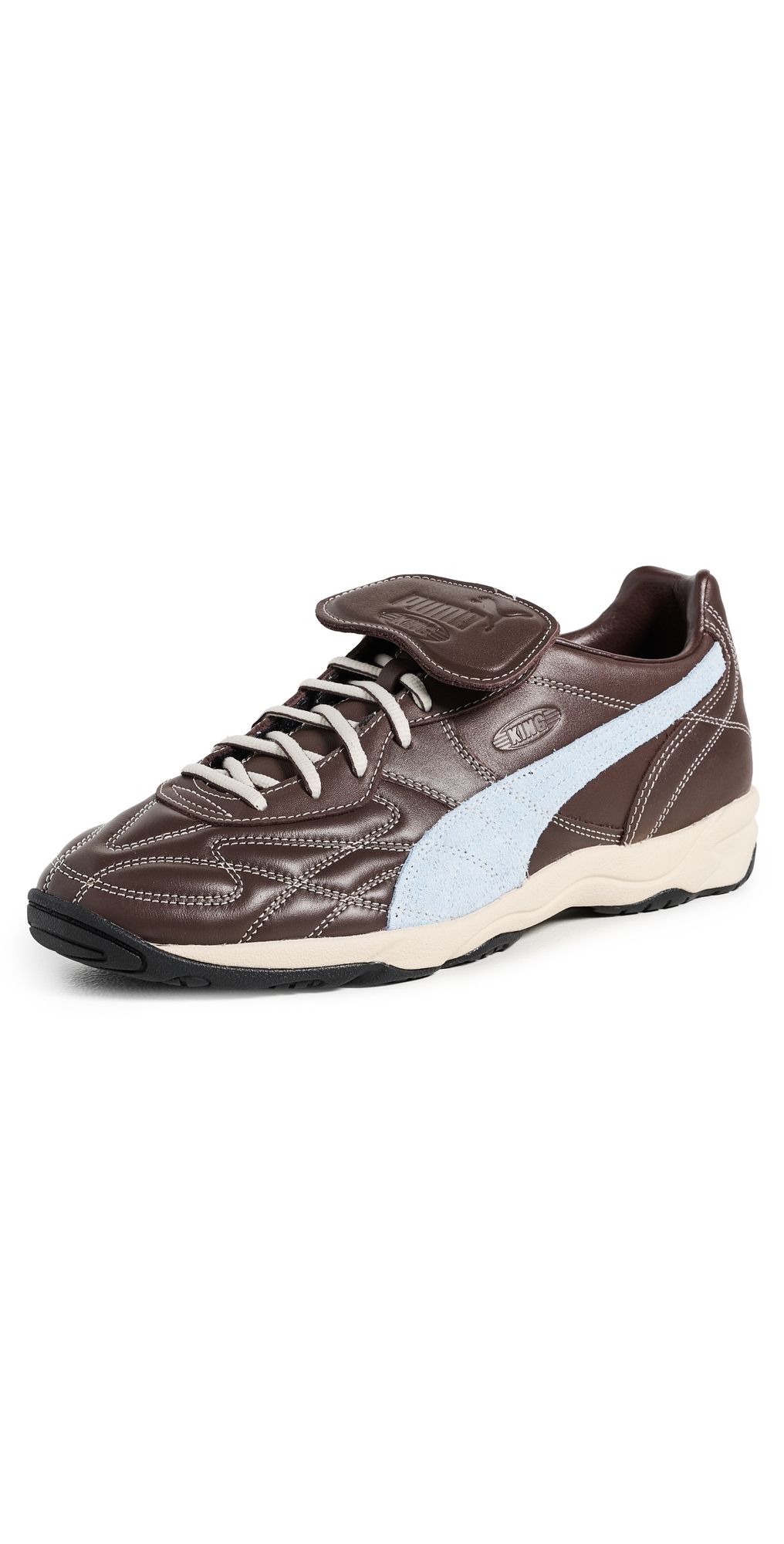 PUMA King Indoor Mix Sneakers Chocolate Brown/Silver Sky 7