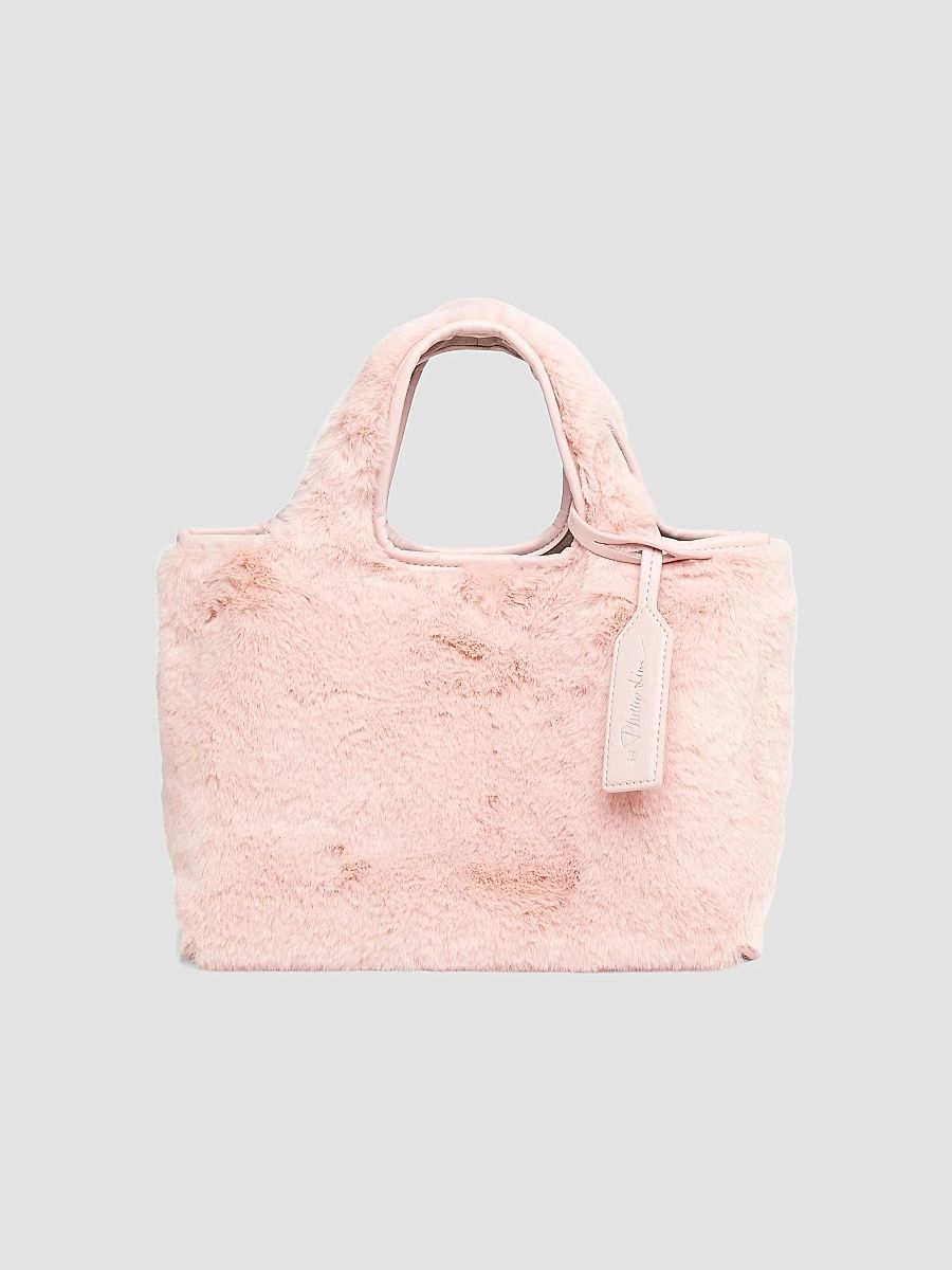 3.1 Phillip Lim Women's Mini Faux Fur Market Tote Bag - Blush