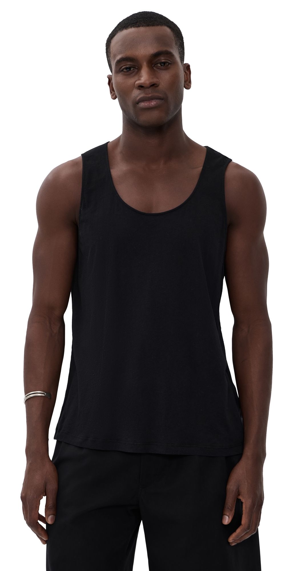 Our Legacy Lightweight Cotton Tank Raven Mist Airveil Cotton 46