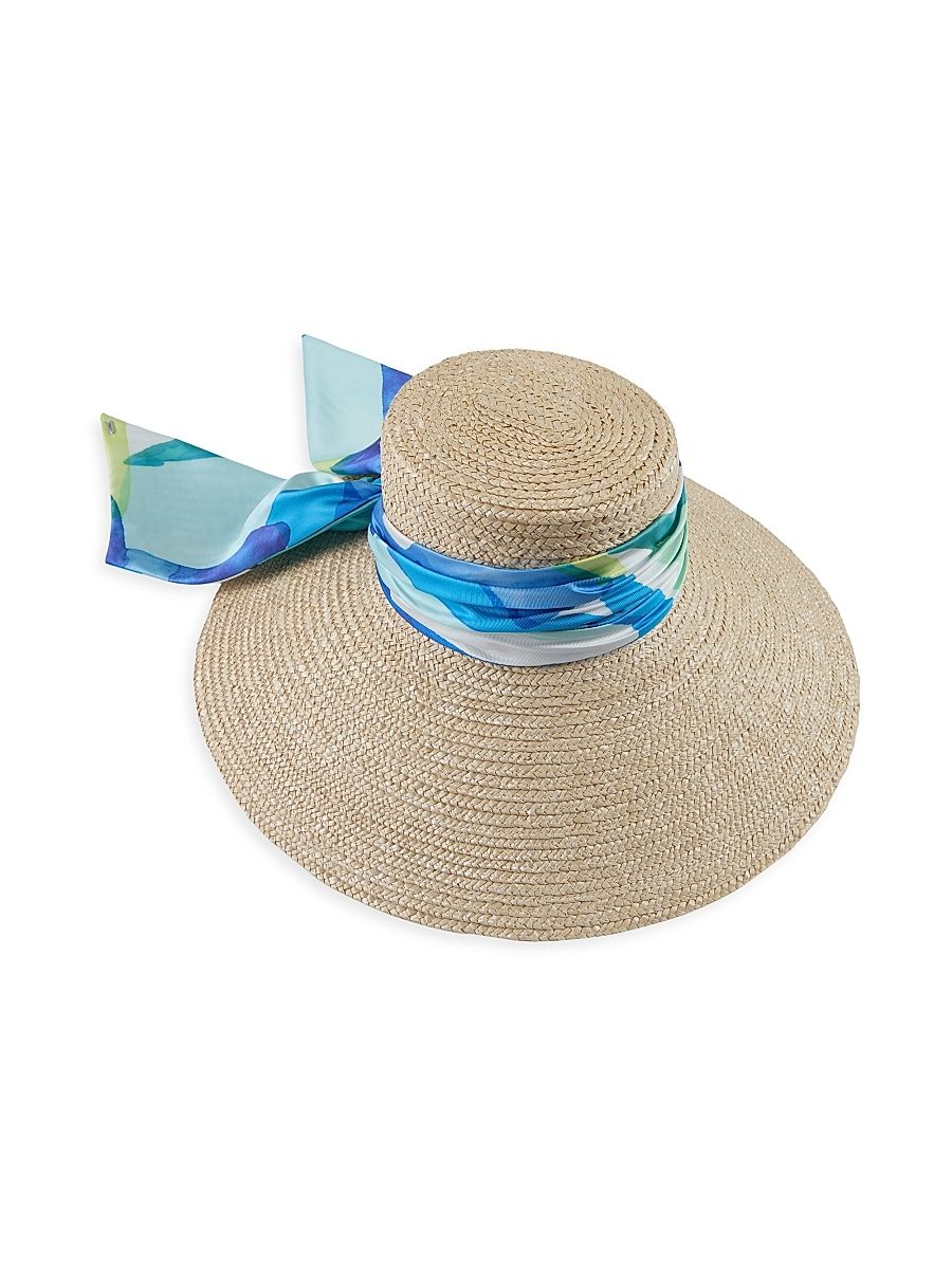 Women's Mirabel Wide-Brim Straw Hat - Ivory