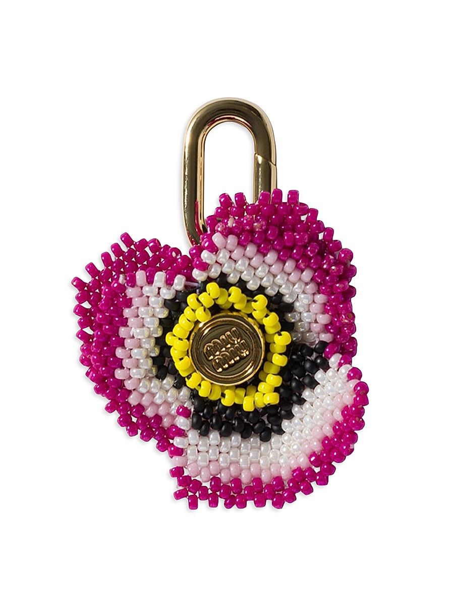 Women's Beads and Metal Micro Trick Charm - Pink