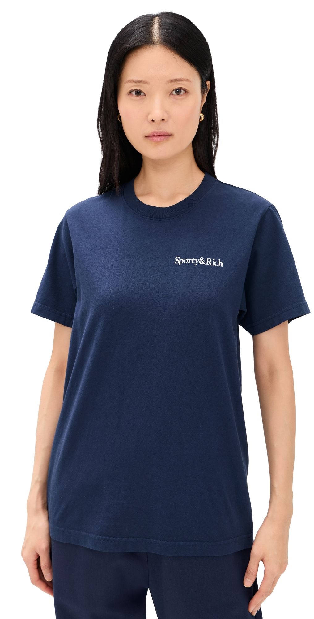 Sporty & Rich Play Tennis T-Shirt Dark Navy M