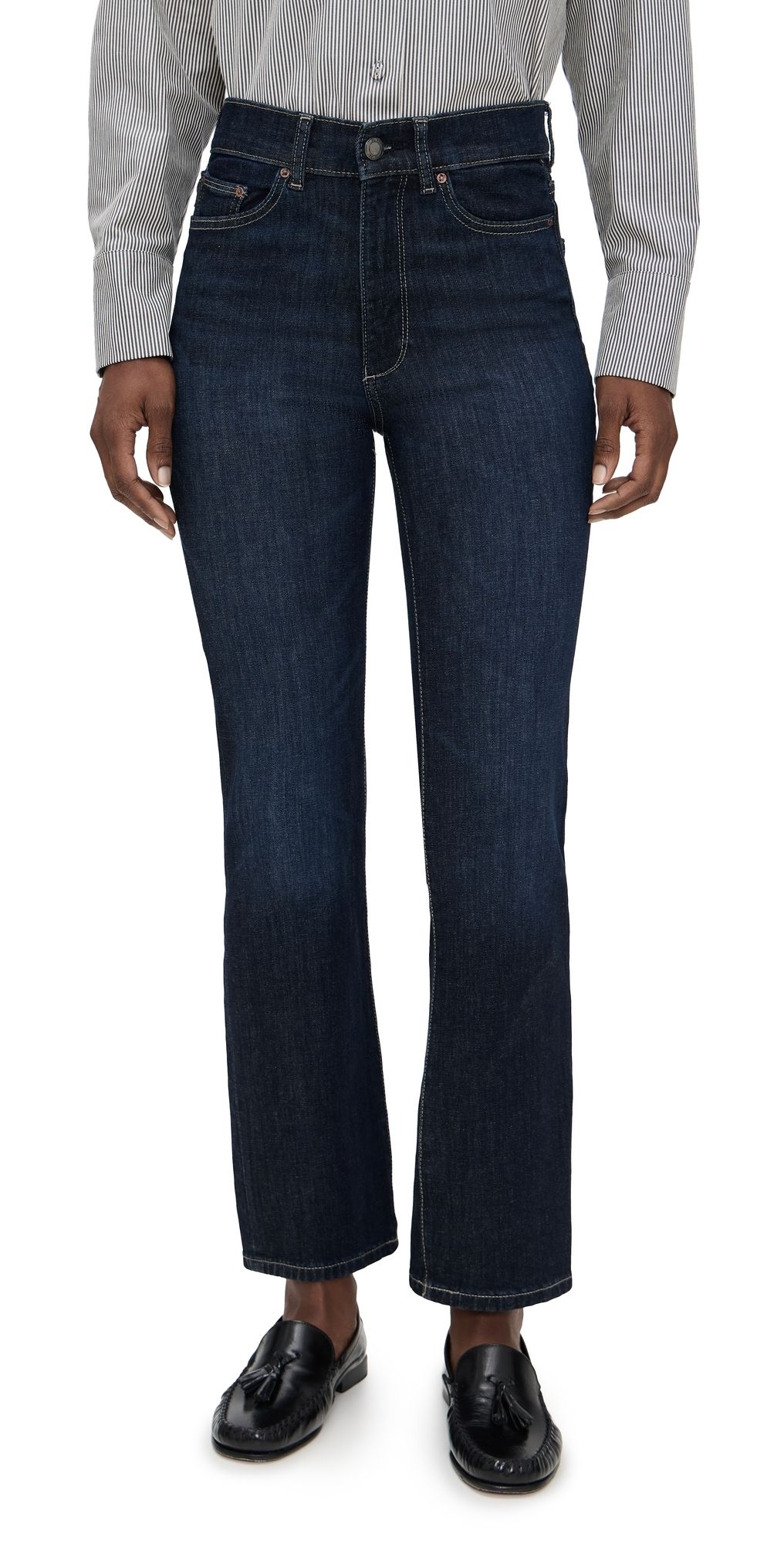 DL1961 Halle Straight High Rise Instasculpt Jeans Crescent Harbor (DL Ultimate) 30