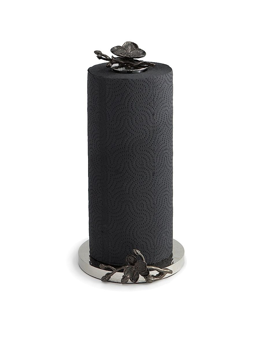 Black Orchid Paper Towel Holder