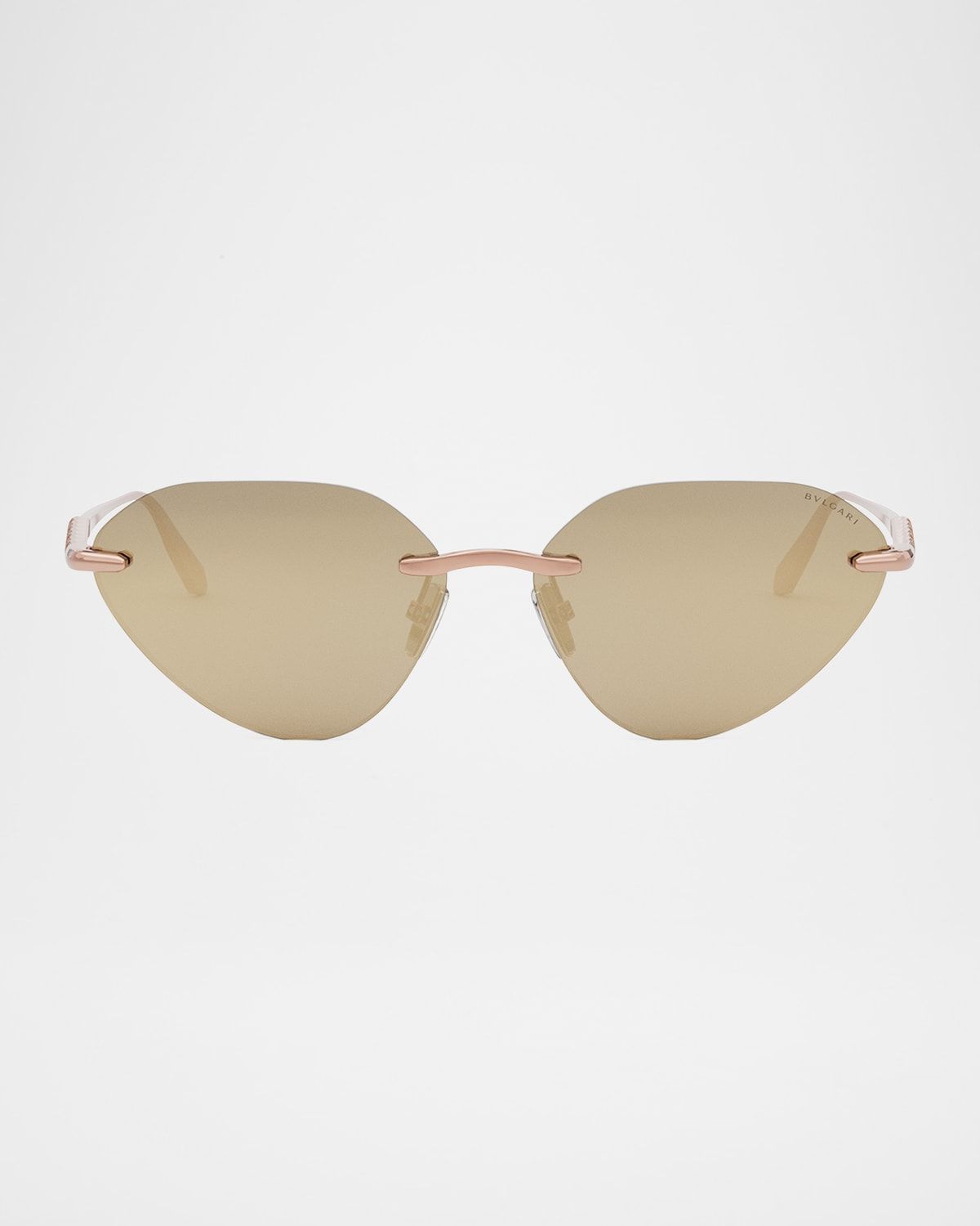 Serpenti Rimless Cat-Eye Sunglasses