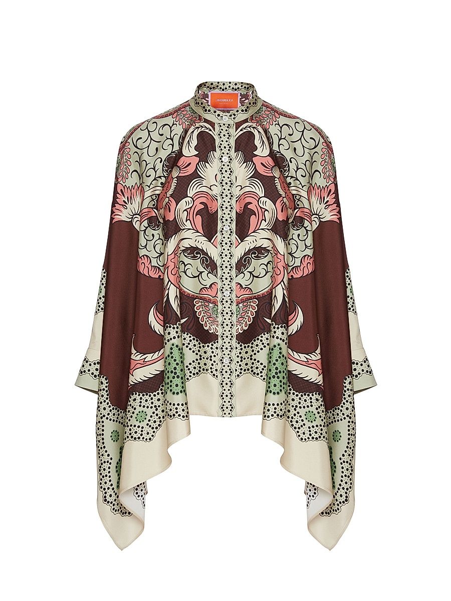 Women's Foulard Shirt - Portal Placee Testa Di Moro - Size Large