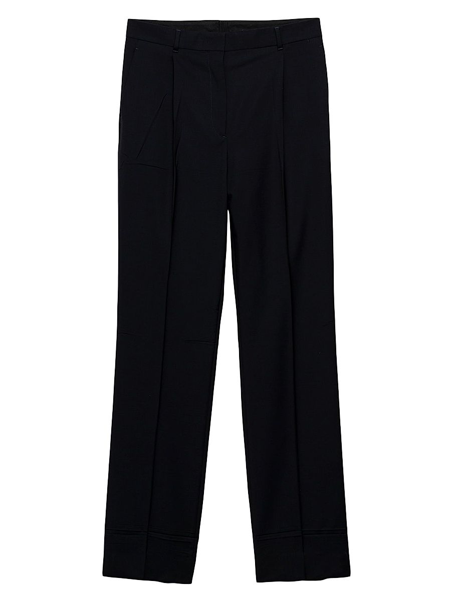 Women's Kid Mohair Pants - Blue - Size 12