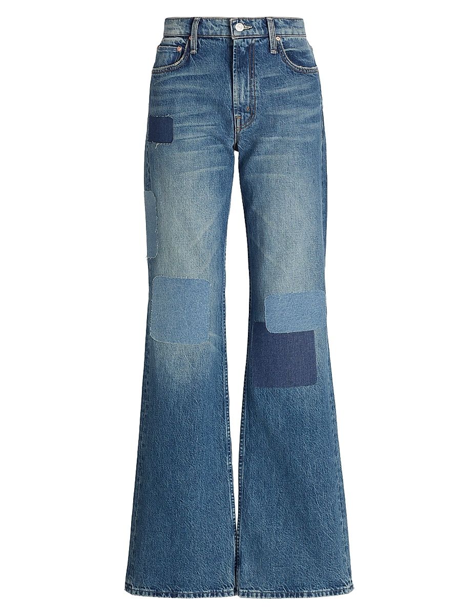 Women's The Bookie Heel Patchwork Flared Jeans - Ironing Things Out - Size 31