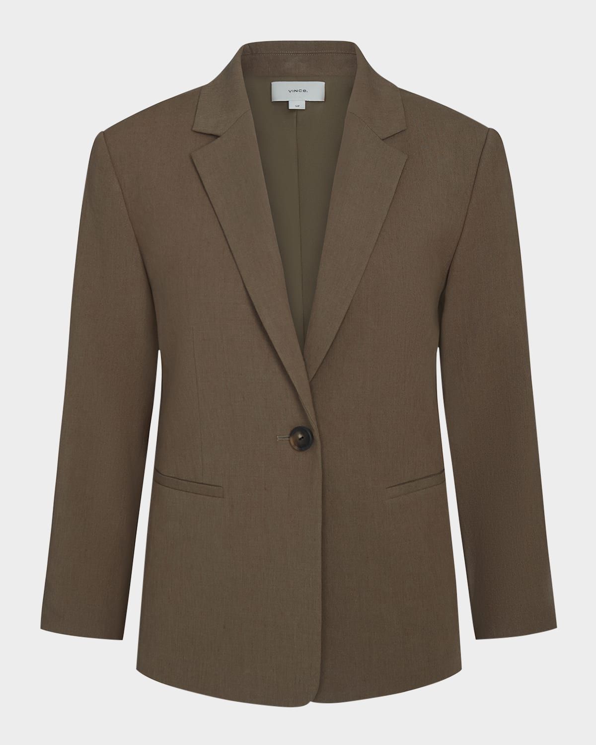 Shrunken Linen Blazer