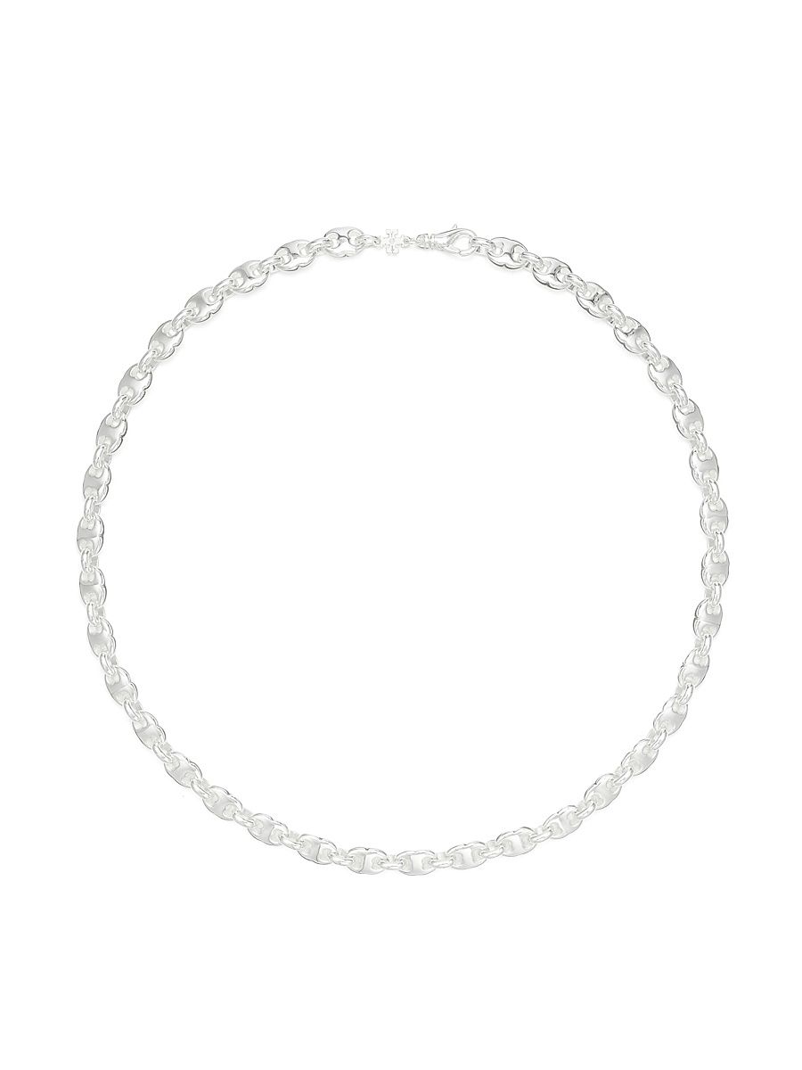 Women's Gemini Silvertone Chain Necklace - Light Silver