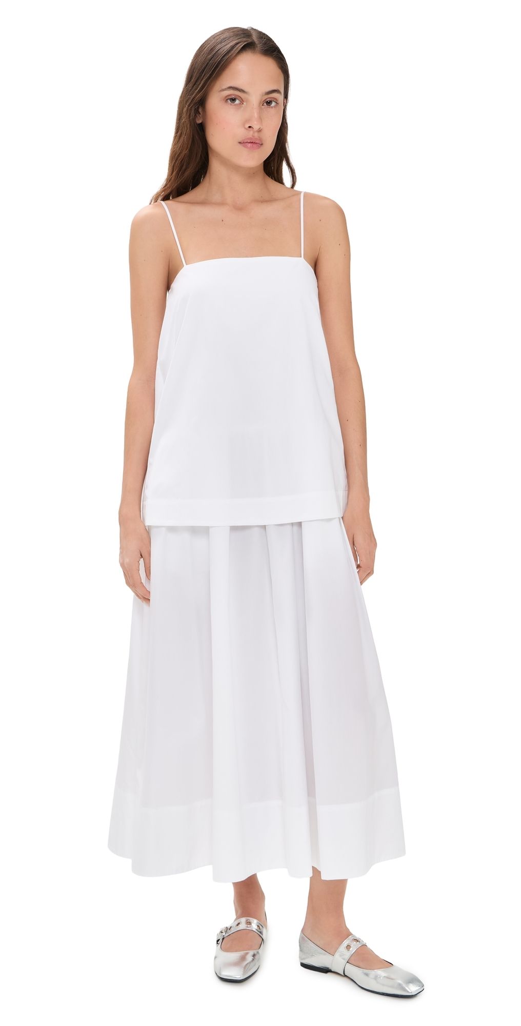 House of Dagmar Cotton Strap Dress White 32