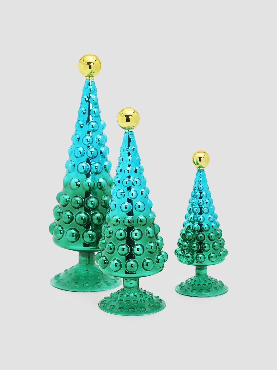 Cody Foster & Co 3-Piece Ombré Hobnail Trees Set