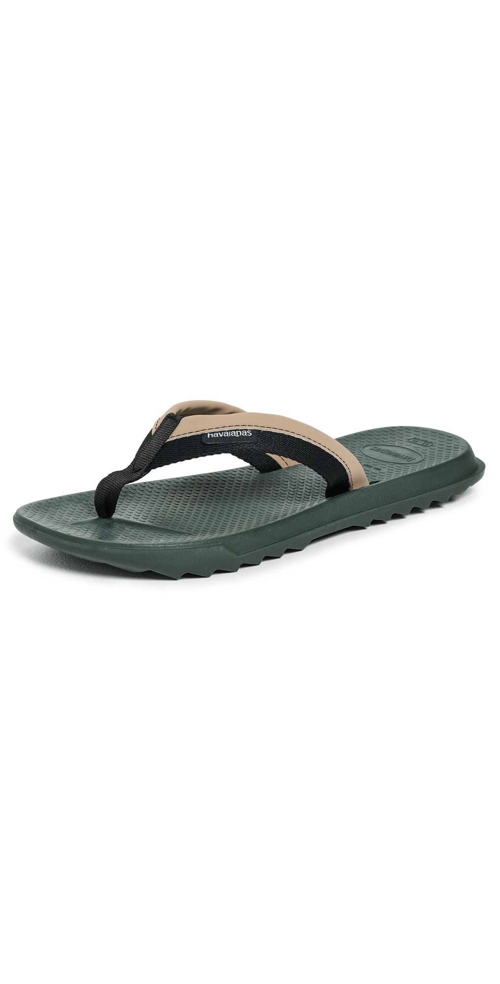 Havaianas Track Plus Flip Flops Green Olive 9/10