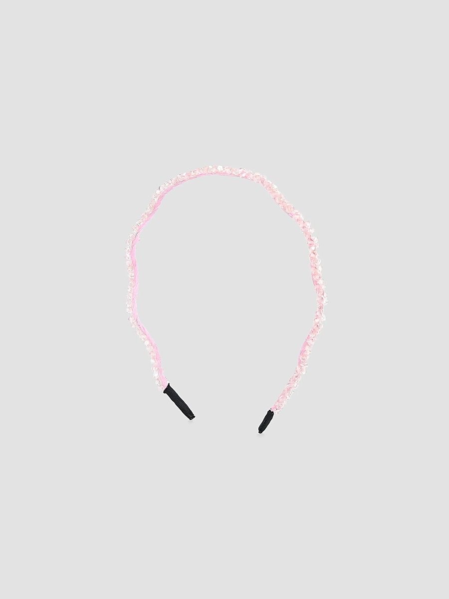 Mimi Tutu Girl's Girl's Shimmer Bead Headband - Pink