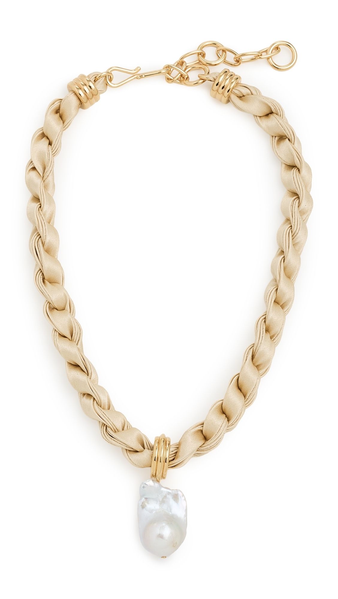 Lizzie Fortunato Woven Collar Necklace Sandbar One Size