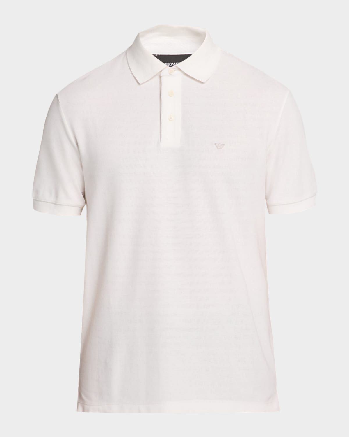 Men & apos;s Cotton Pique Eagle Logo Polo Shirt