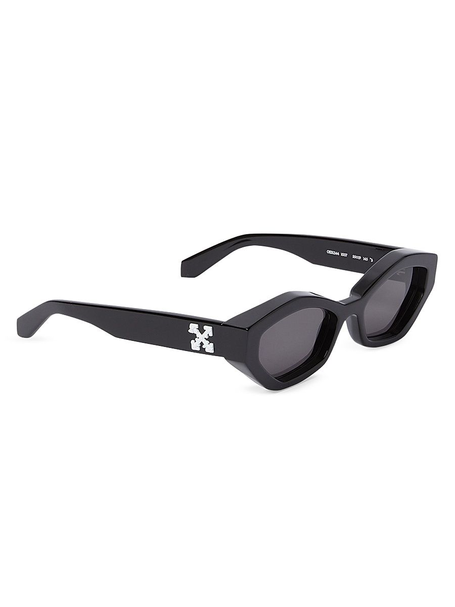 Women's Hilo 55MM Cat-Eye Sunglasses - Black