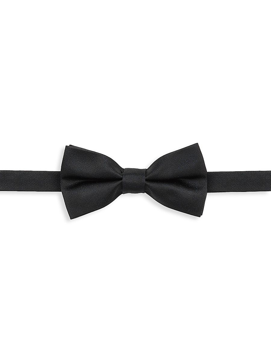 Men's COLLECTION Contrast Shine Bow Tie - Navy Blazer