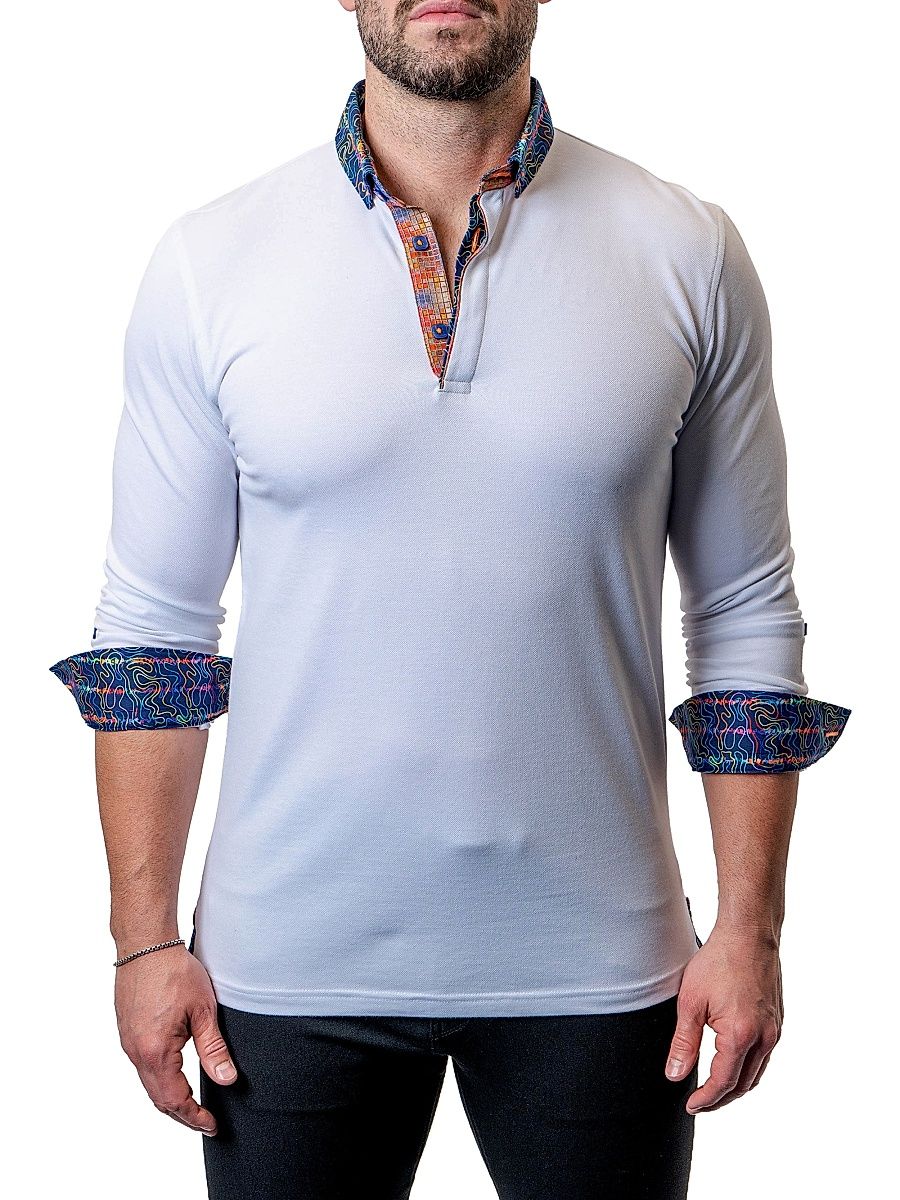 Men's Polos Newton T-Shirt - White - Size XL