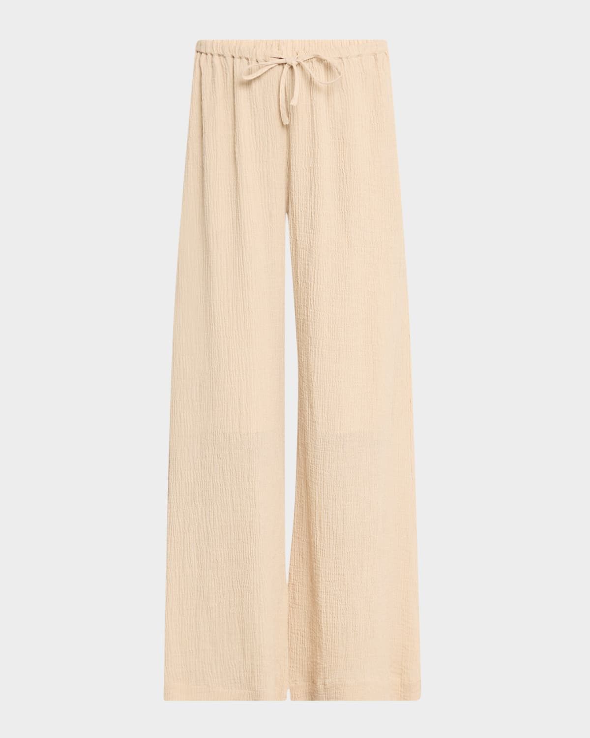 Clorella Gauzy Wide-Leg Trousers