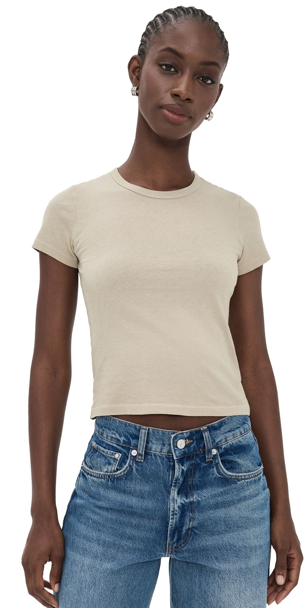 SLVRLAKE Baby Tee Dusty Trail XS