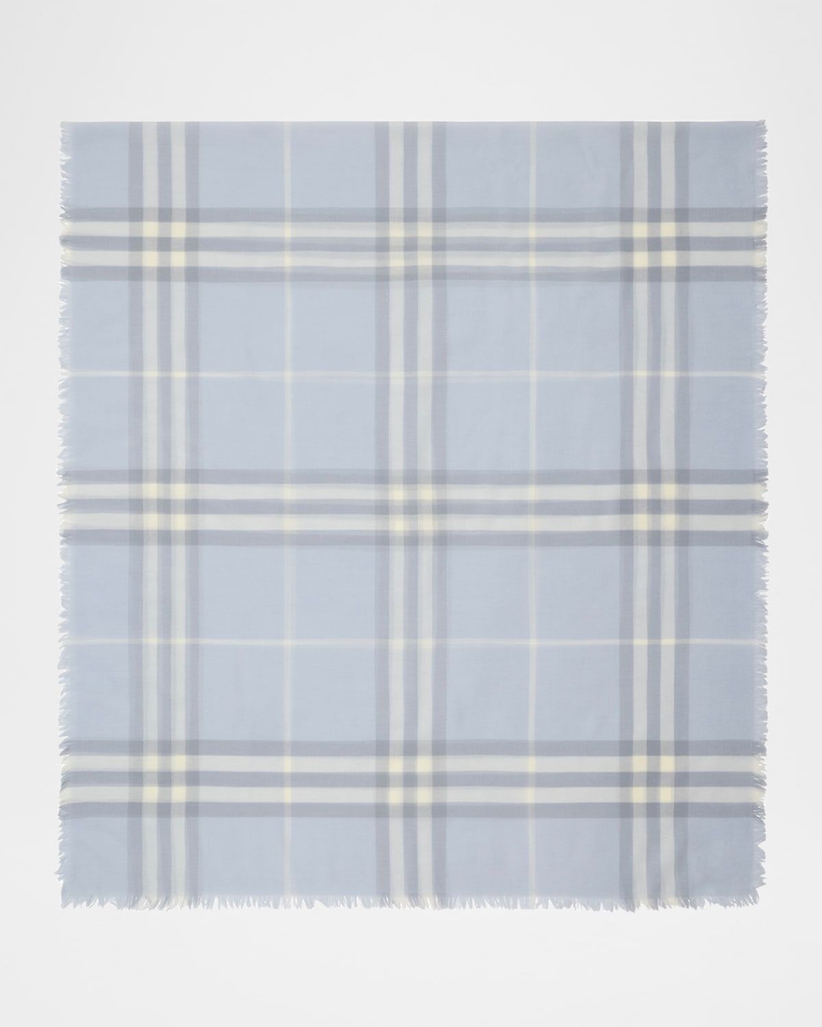 Giant Check Wool Scarf