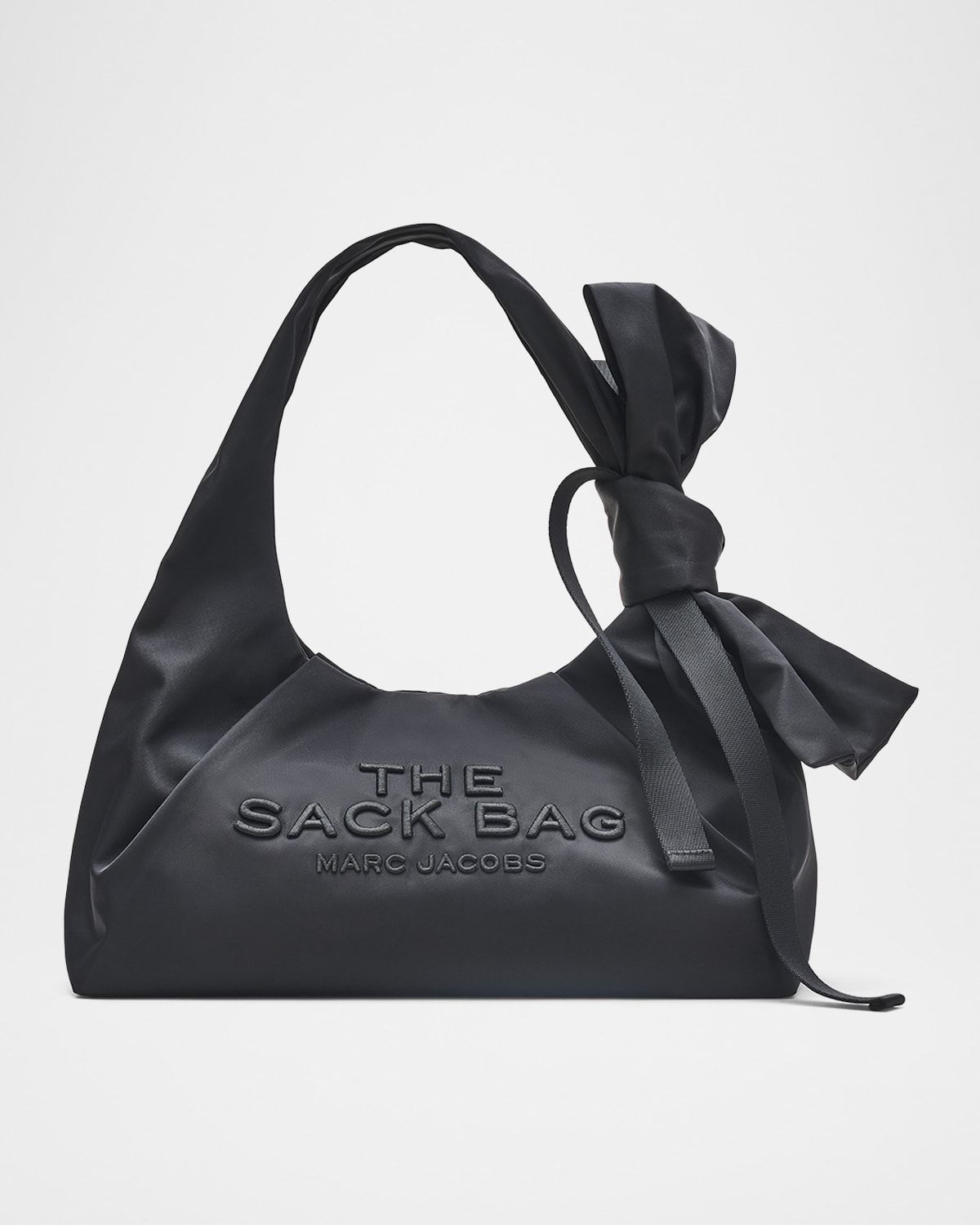 The Sack Bow Nylon Shoulder Bag