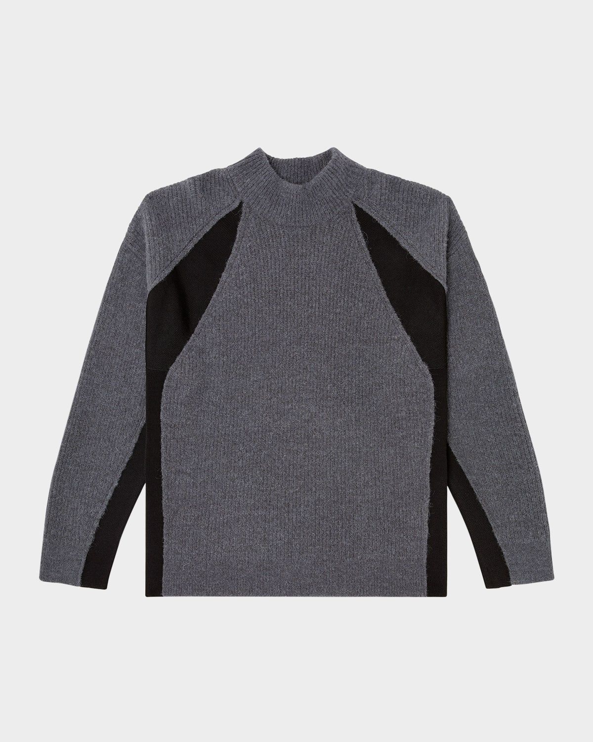 Men & apos;s K-Lollo-TN Ribbed Mock Neck Sweater