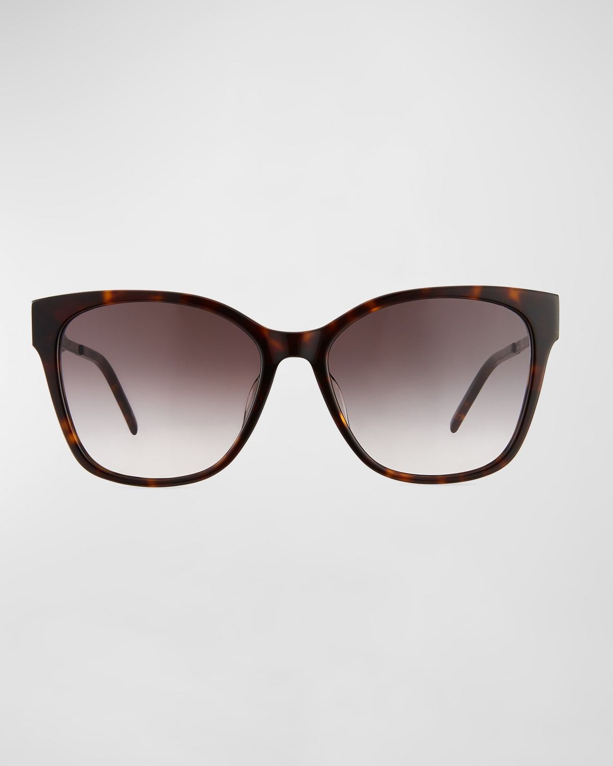 Square Acetate & Metal Sunglasses