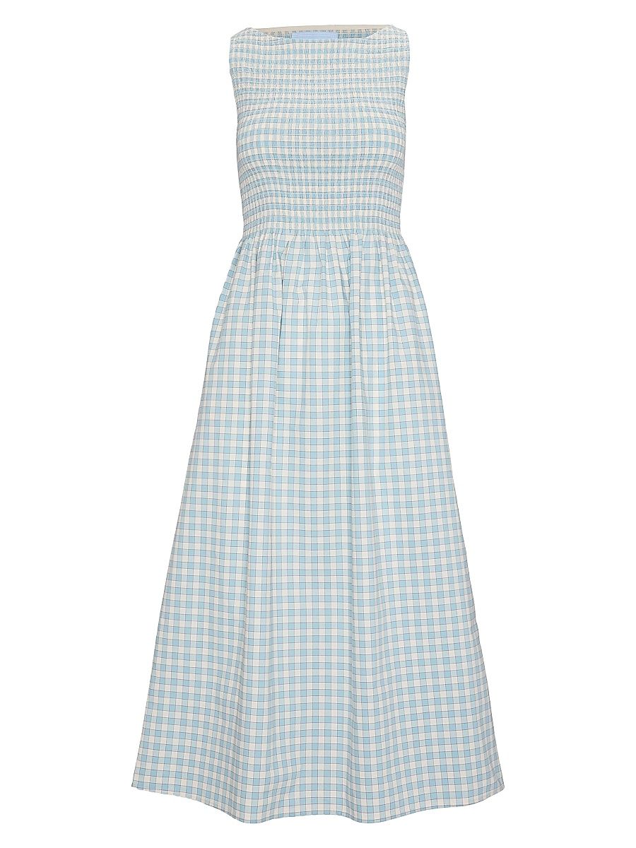 Women's The Cosima Nap Dress - Blue Red Gingham - Size XXXL