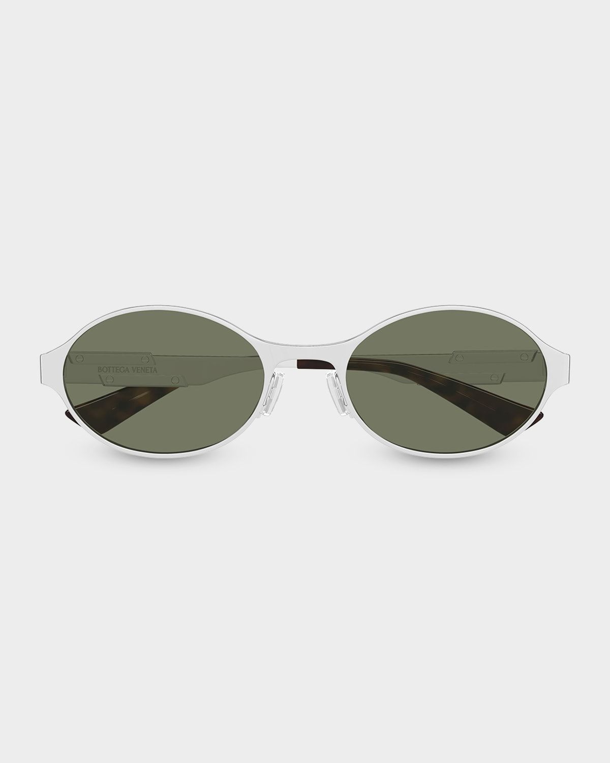 55mm Metal Oval Sunglasses