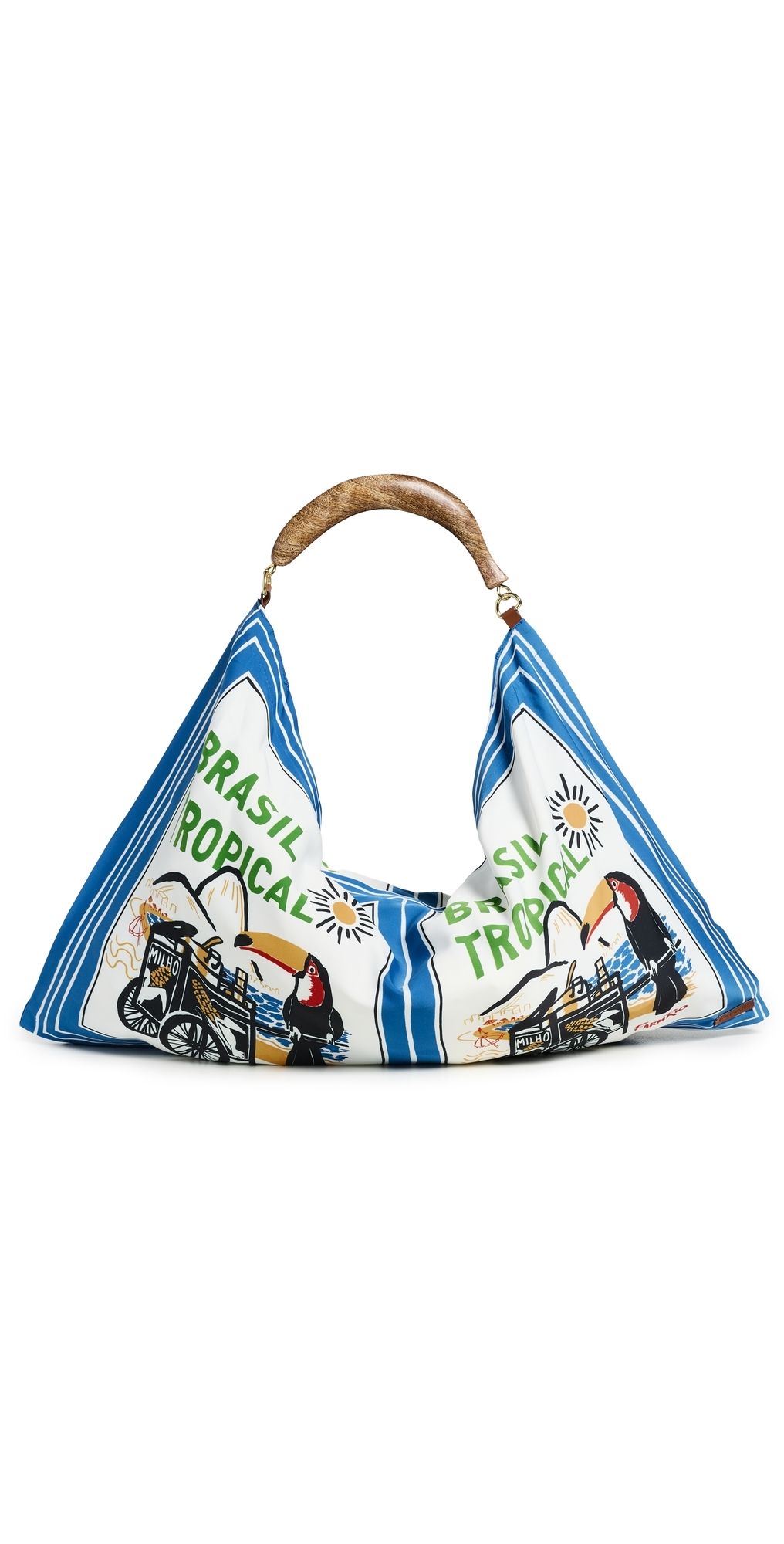 FARM Rio Scarf Tote Bag Brasil Tropical L0153 One Size