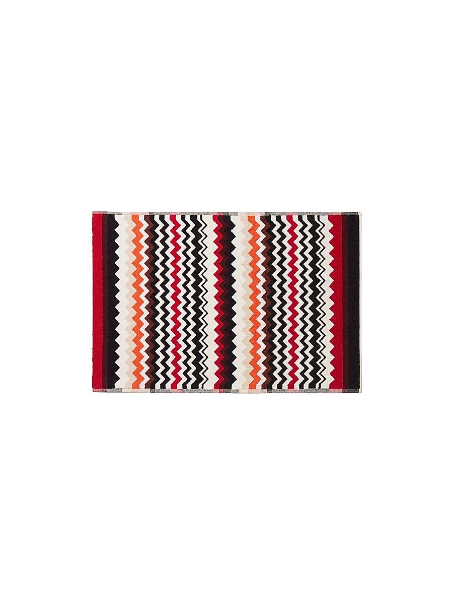 Best Zig Zag Bath Mat - Black Multi