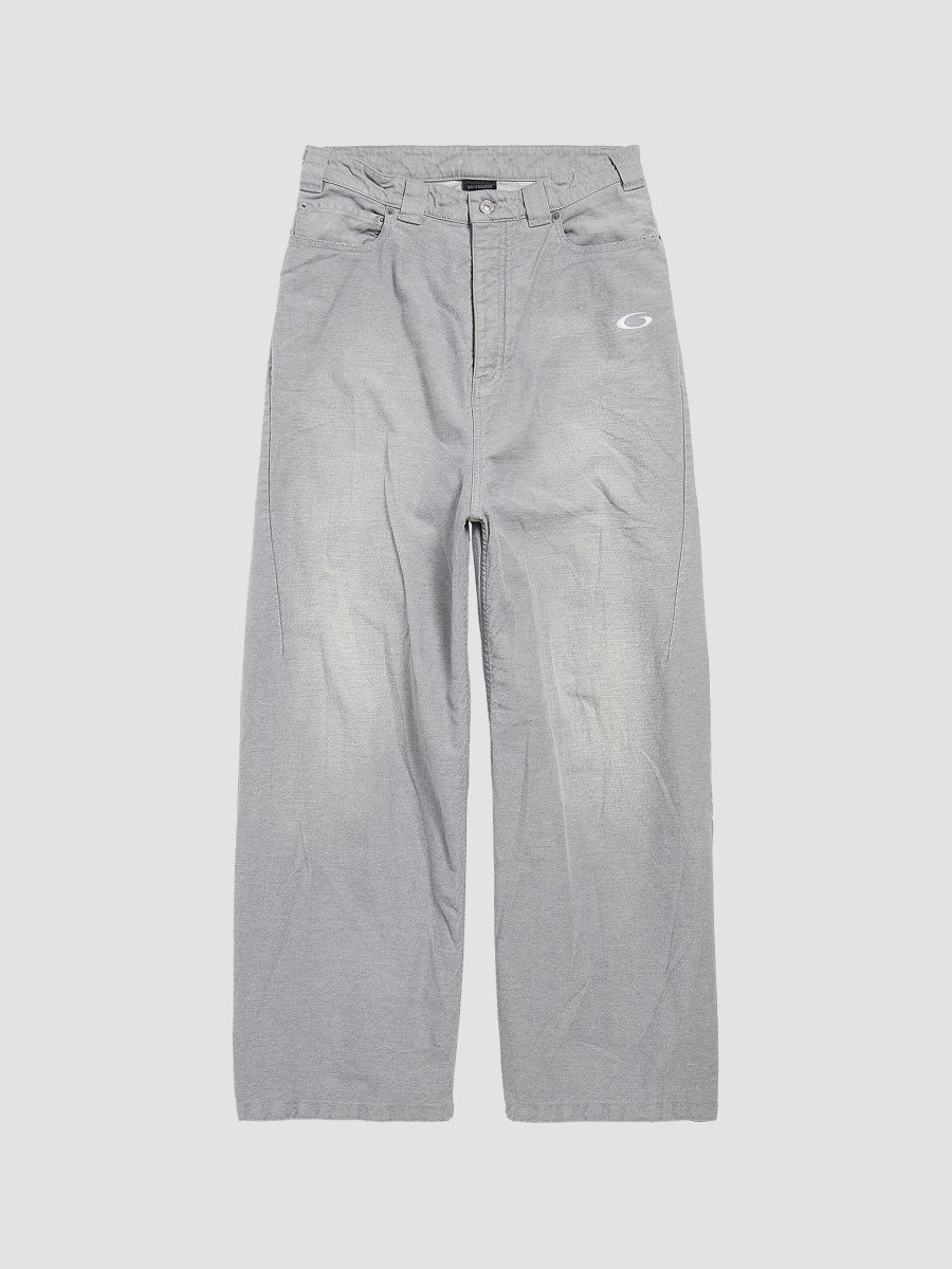 Balenciaga Men's Trompe L'oeil Sweatpants - Anthracite - Size Large