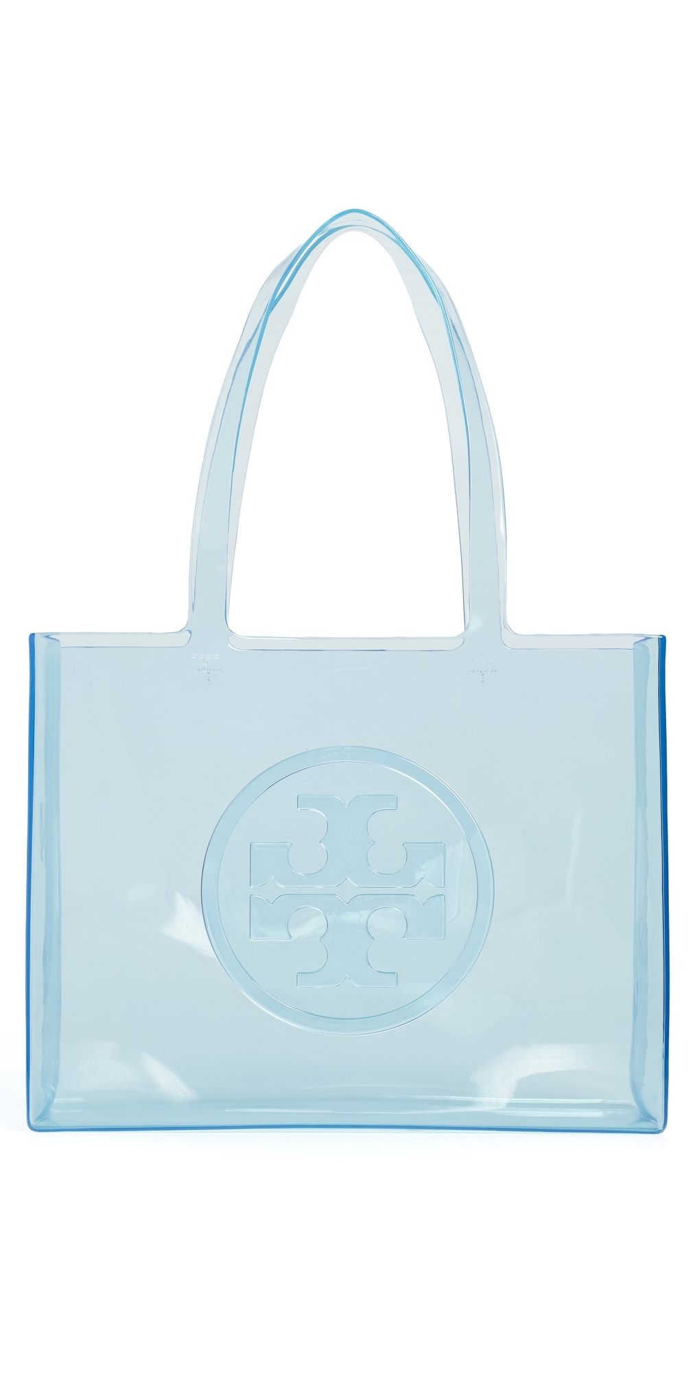 Tory Burch Ella Small Clear Tote Pool Blue One Size