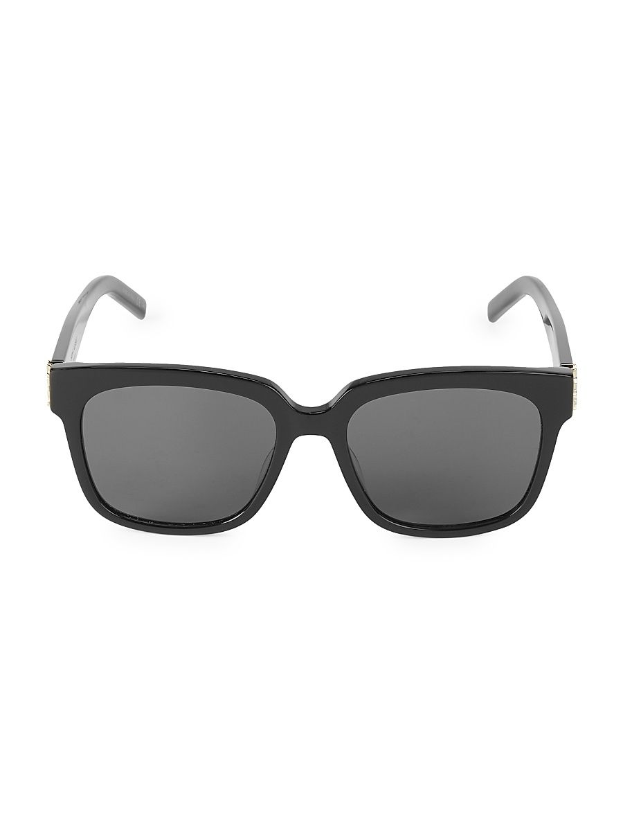 Women's 54MM Square Sunglasses - Black